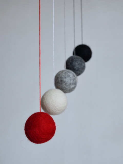 Mobil Kontrastowy Zachód Słońca – filcowy